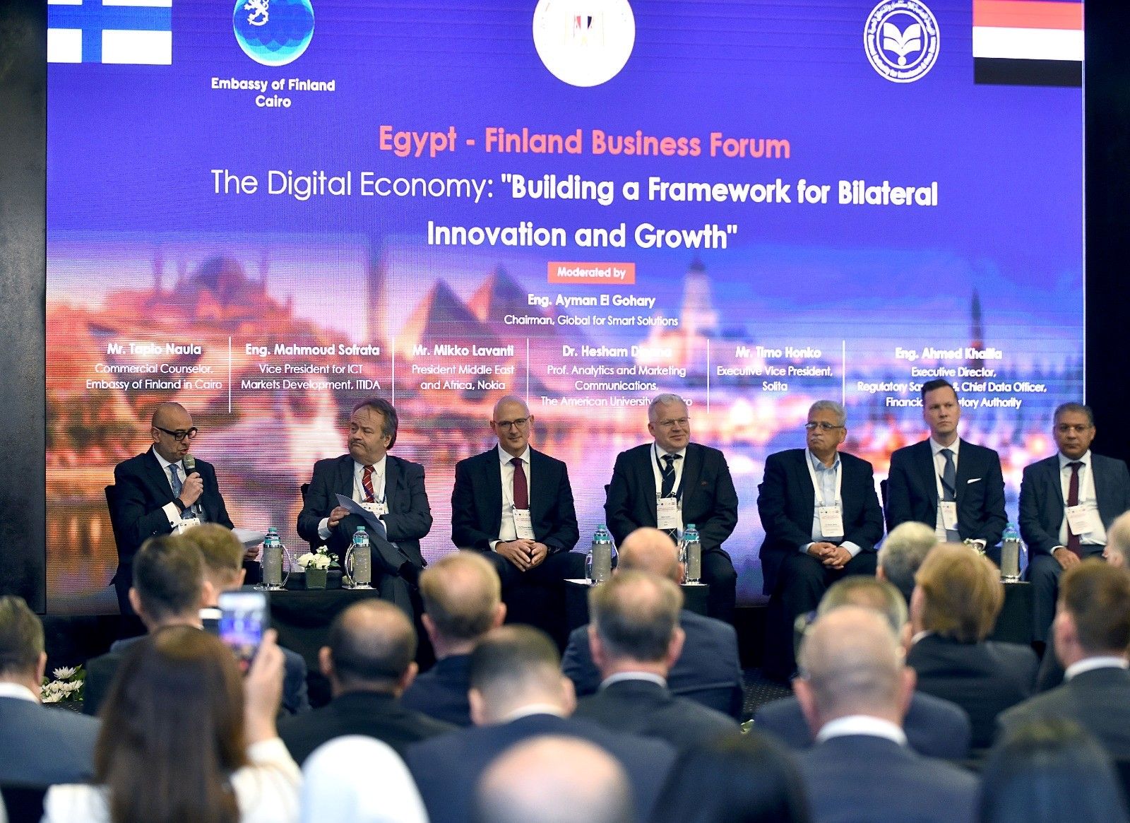 As part of strengthening bilateral cooperation between the Arab Republic of Egypt and the Republic of Finland and continuing their strategic collaboration towards building a resilient, innovation-driven economy, Egypt hosted the “Egypt - Finland Business Forum” in Cairo.