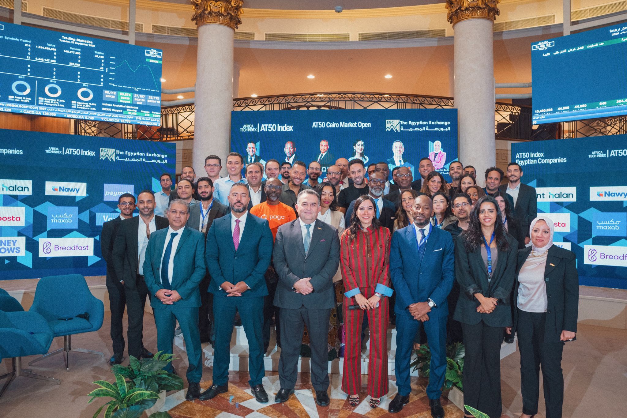 The AT50 Index Cairo Market Open